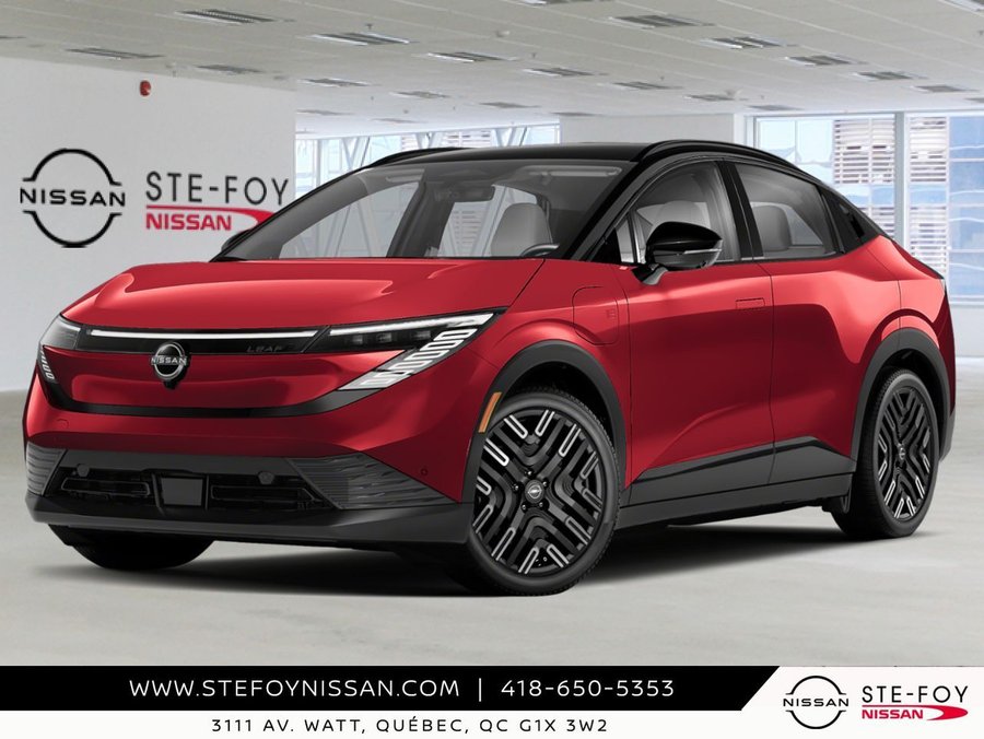 NISSAN LEAF L6075 2026 Rouge métallisé/Noir