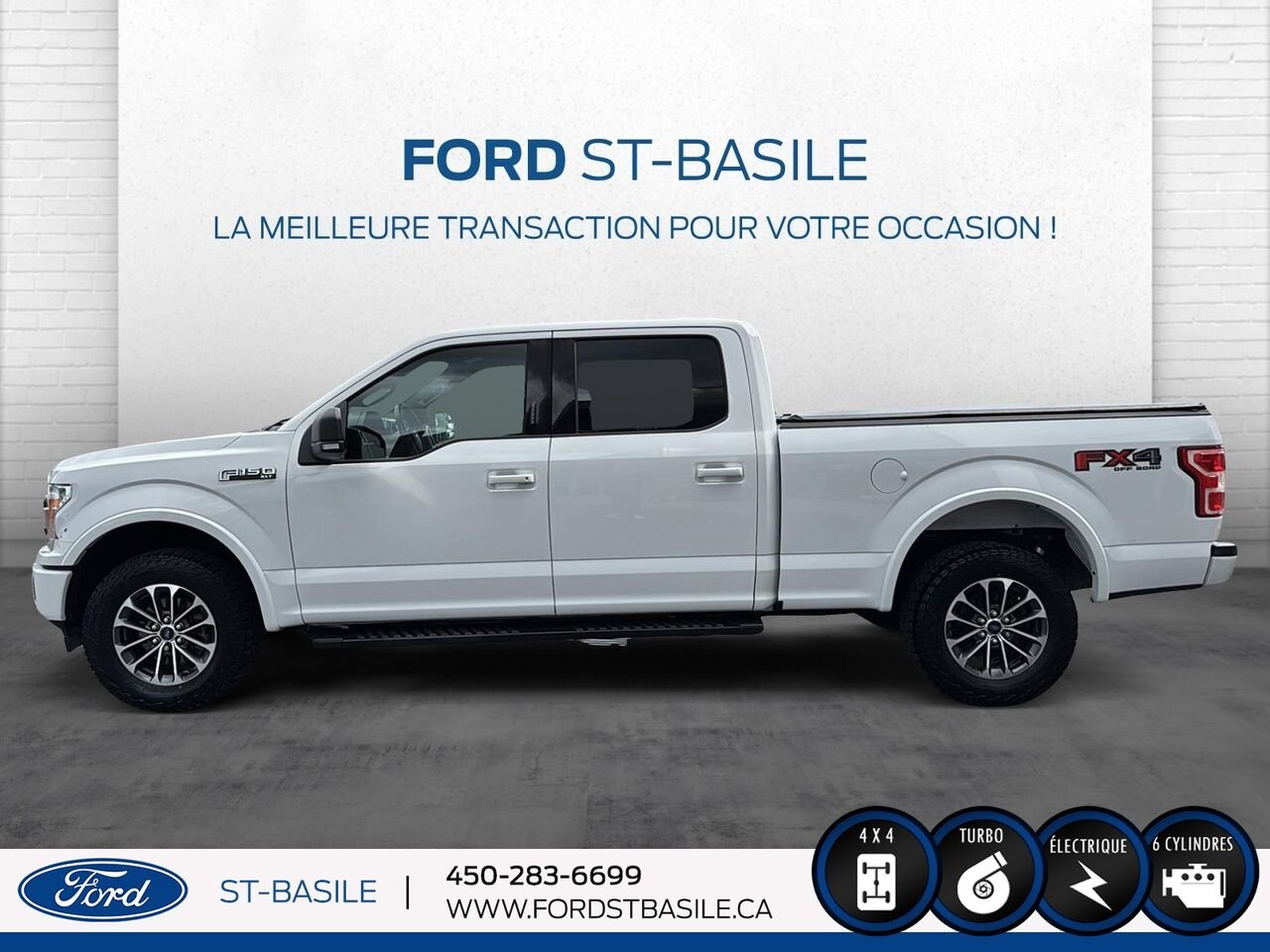 Ford F-150 2020 Blanc Saint-Basile-le-Grand - photo #2