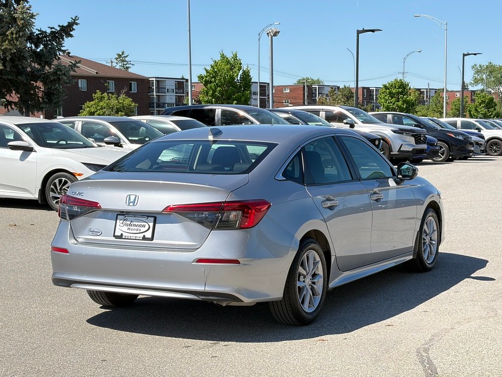 2024 Honda Civic Sedan EX CVT Silver Gatineau - photo #5