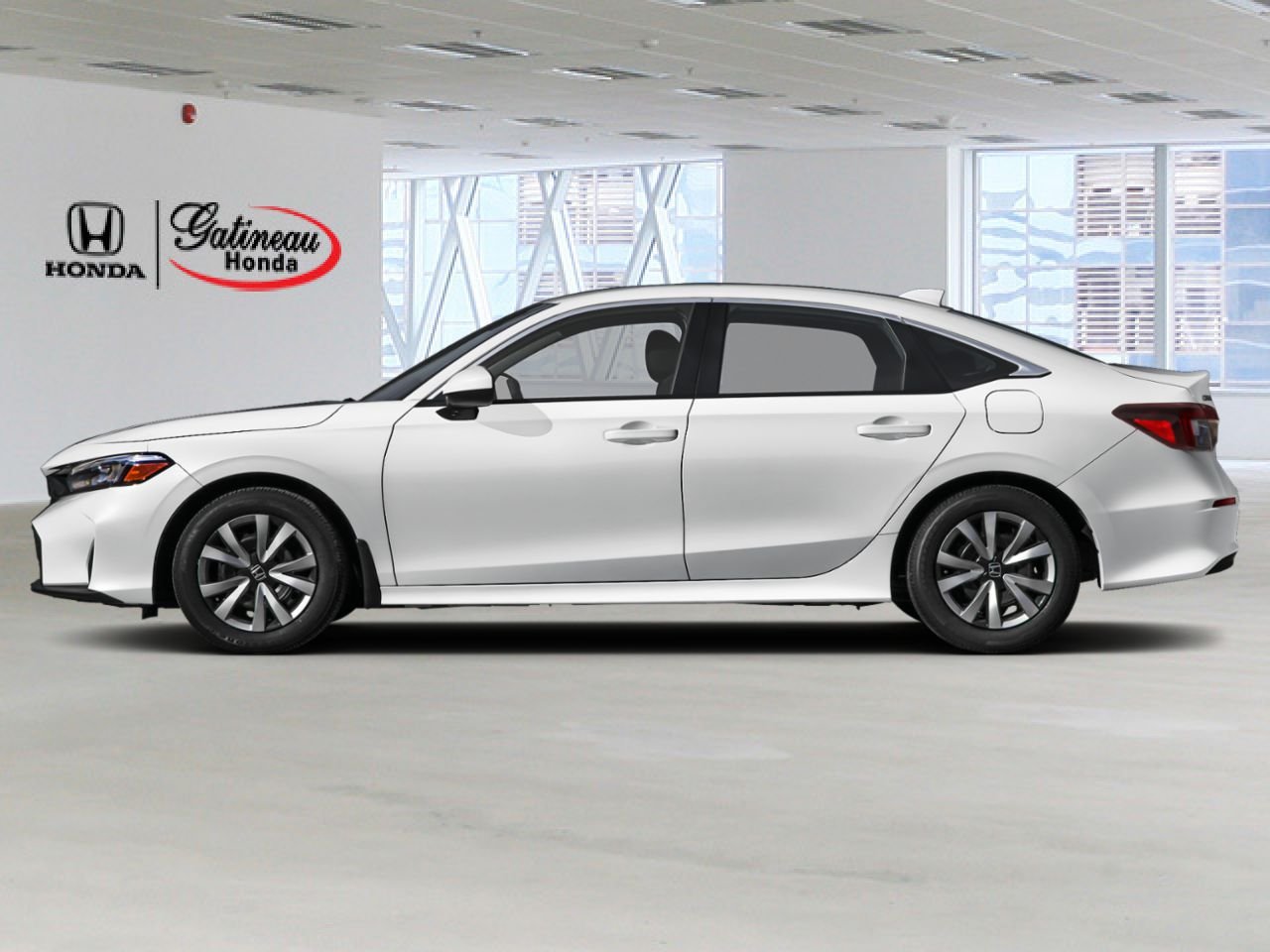 Honda Civic Berline LX CVT 2026 Blanc Gatineau - photo #2