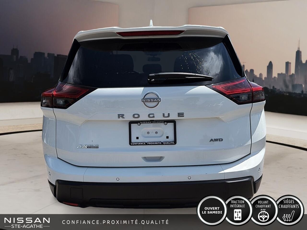 2024 Nissan Rogue White Ste-Agathe des Monts - photo #3