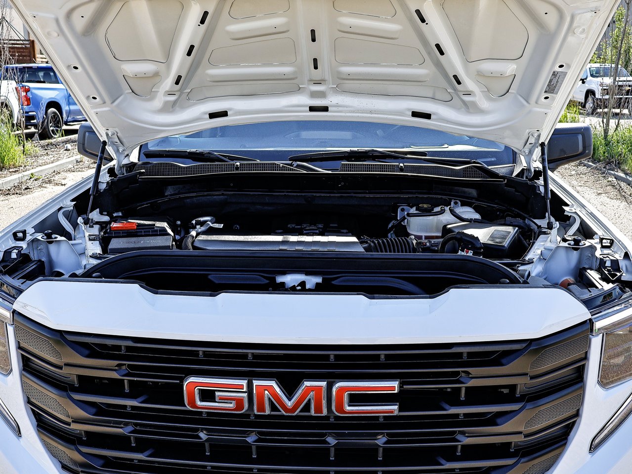 2024 GMC Sierra 1500 4WD Crew Cab 147 Pro White Sherwood Park - photo #8