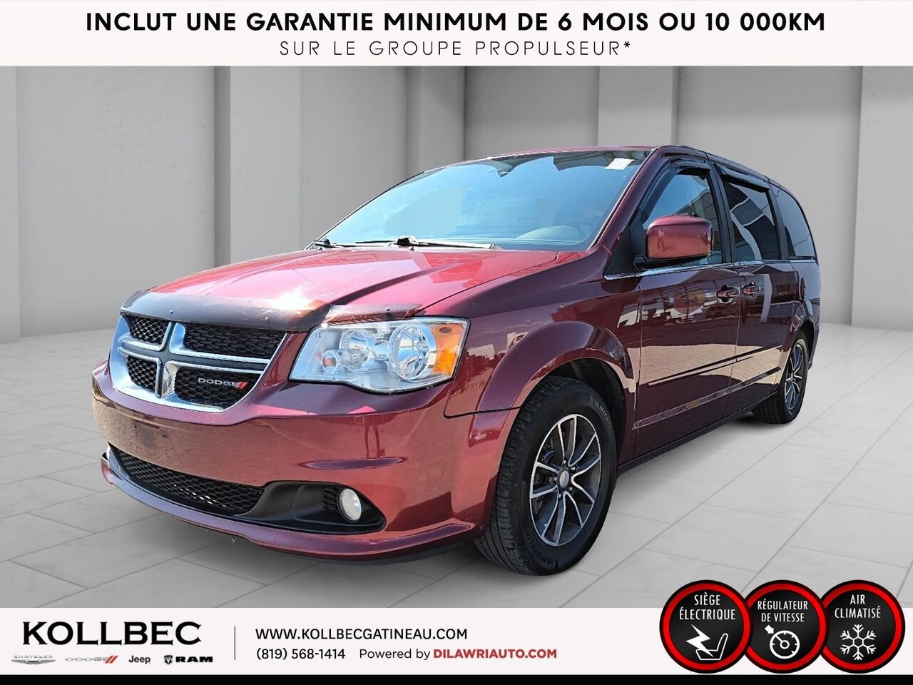 2017 DODGE GRAND CARAVAN SXT Premium Plus Red Ottawa & Gatineau - photo #0