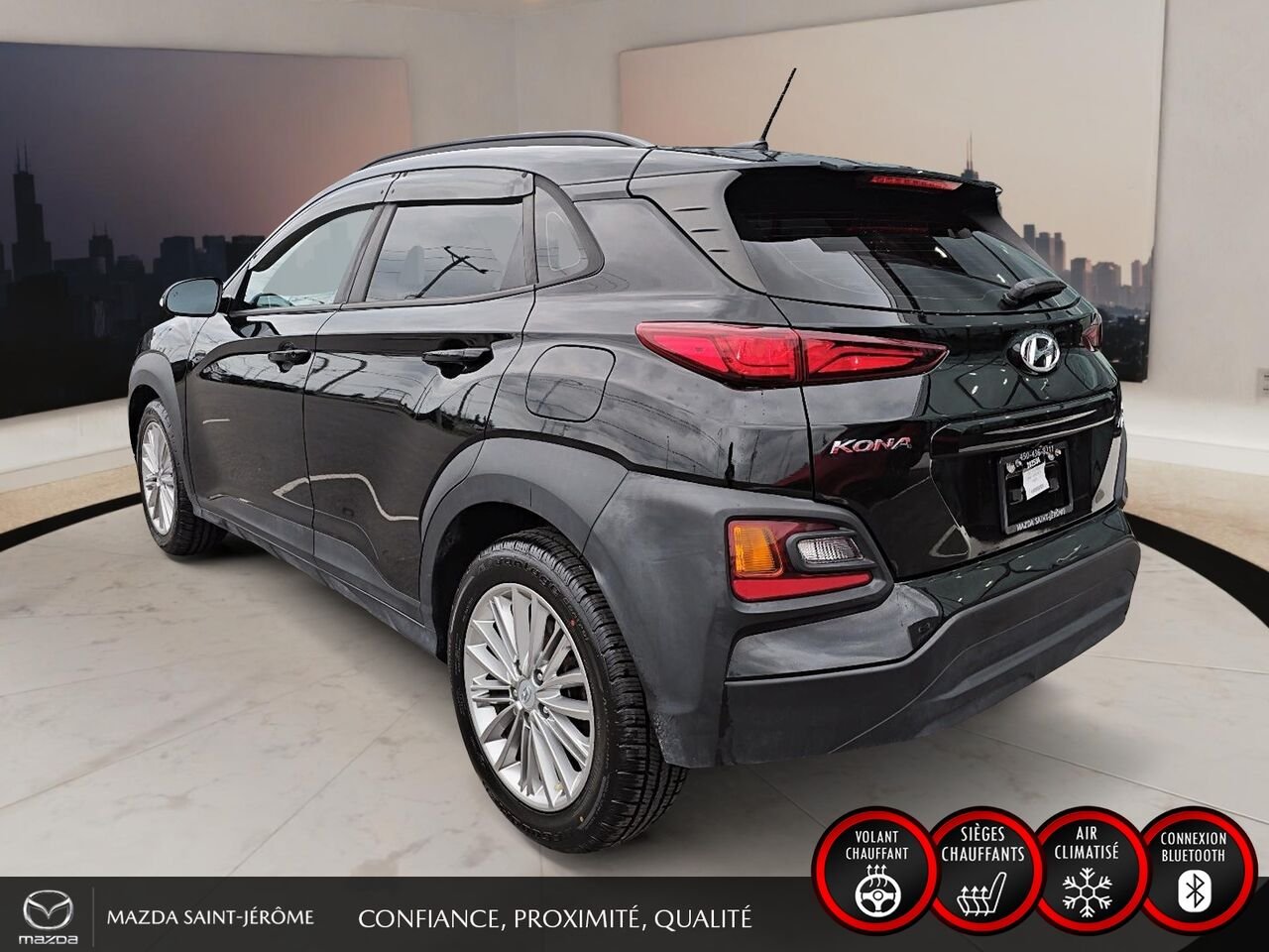 2021 Hyundai Kona Black Ste-Agathe des Monts - photo #8