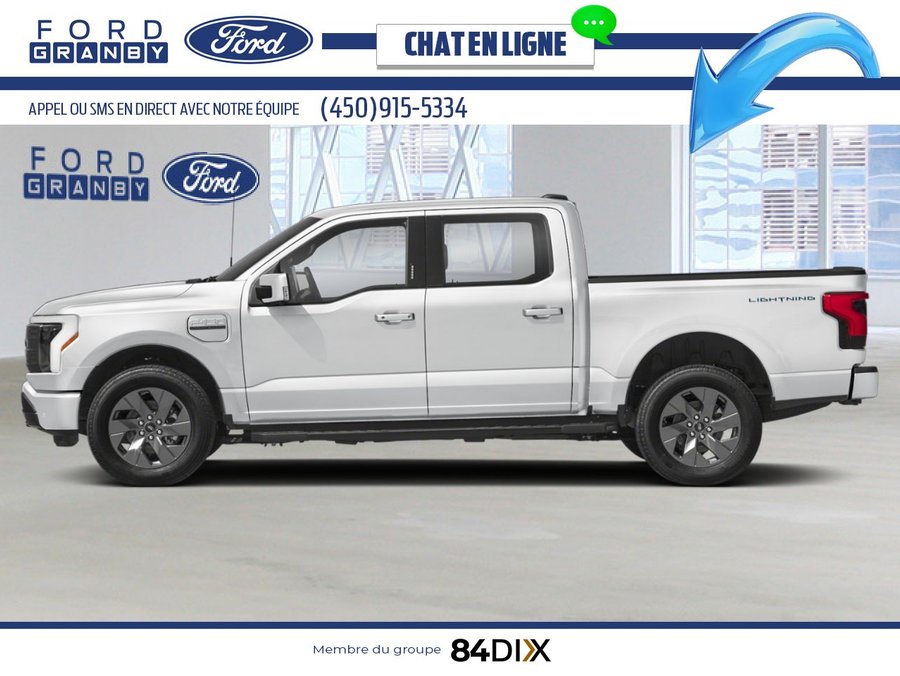 2025 Ford F-150 Lightning Space White Metallic