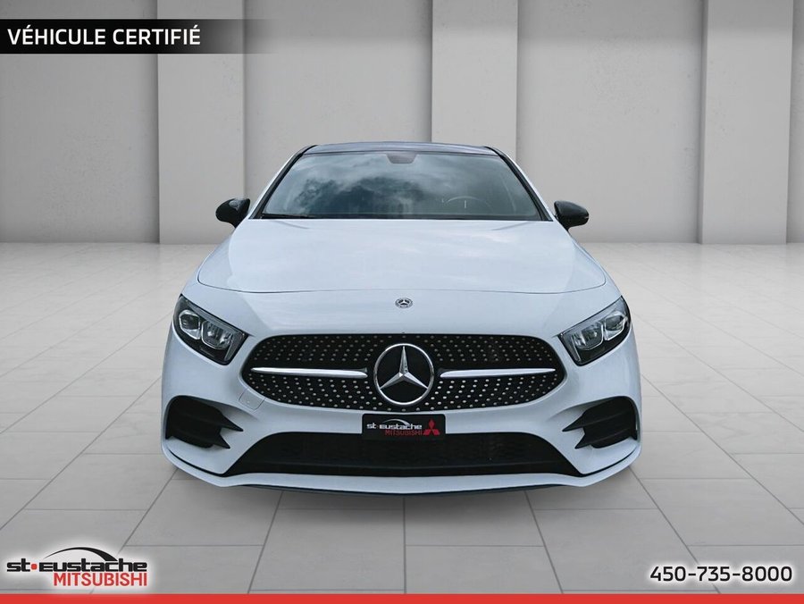 Mercedes-Benz Classe A A 220 4MATIC-AMG PACK-CUIR-TOIT PANO-CAMÉRA DE RECUL-CARPLAY 2020 Blanc