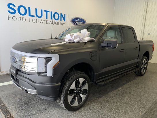 Ford F-150 Lightning PLATINUM 2023 2023 Bleu