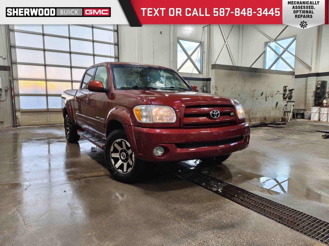 2005 Toyota Tundra Double Cab 140.6 V8 4WD Limited Red Sherwood Park - photo #0