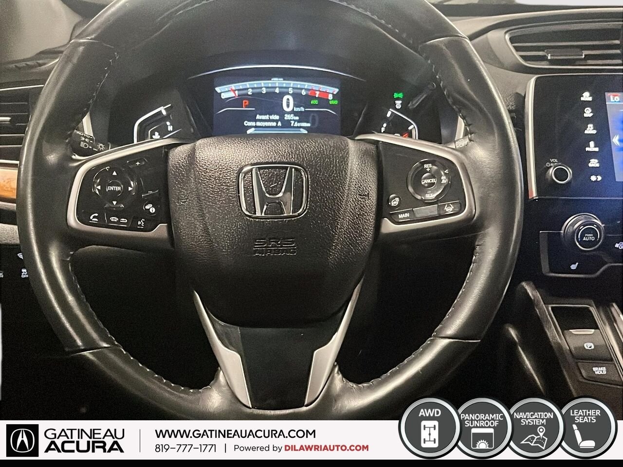 2020 Honda CR-V Touring AWD White Gatineau - photo #8