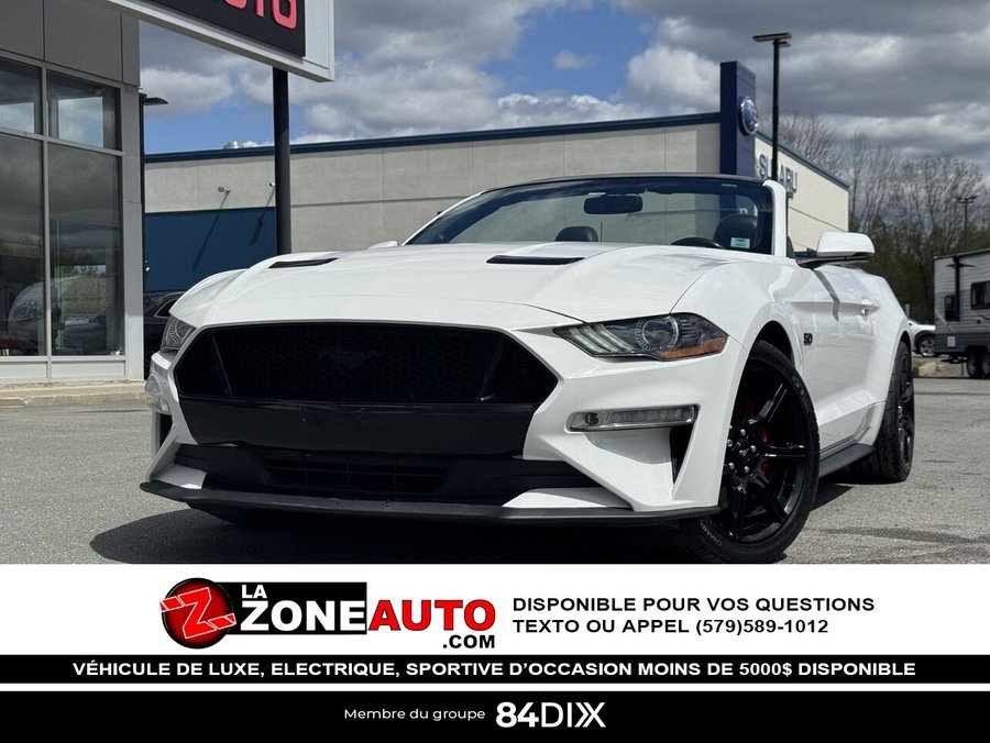 Ford Mustang GT Convertible 2018 2018 Blanc