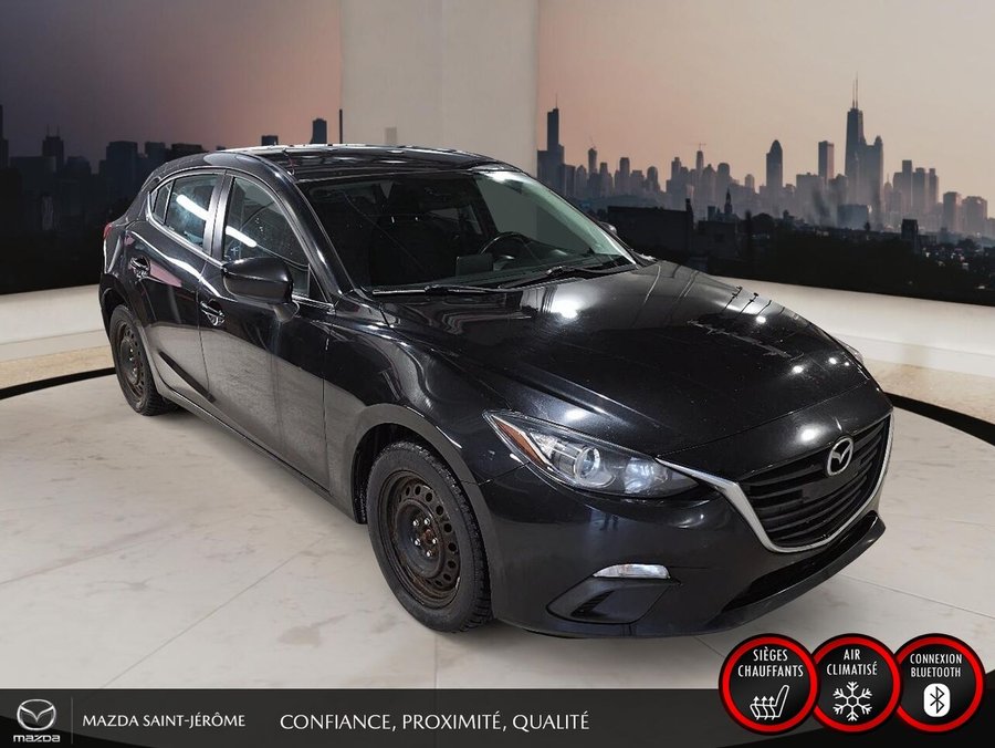 2015 Mazda Mazda3 GS | AUTOMATIQUE | A/C | Black