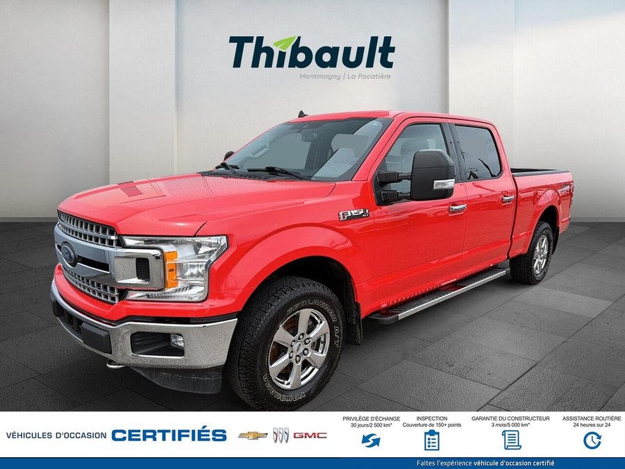 Ford F150 SUPERCREW XL cabine SuperCrew 4RM caisse de 5,5 pi 2019 Rouge
