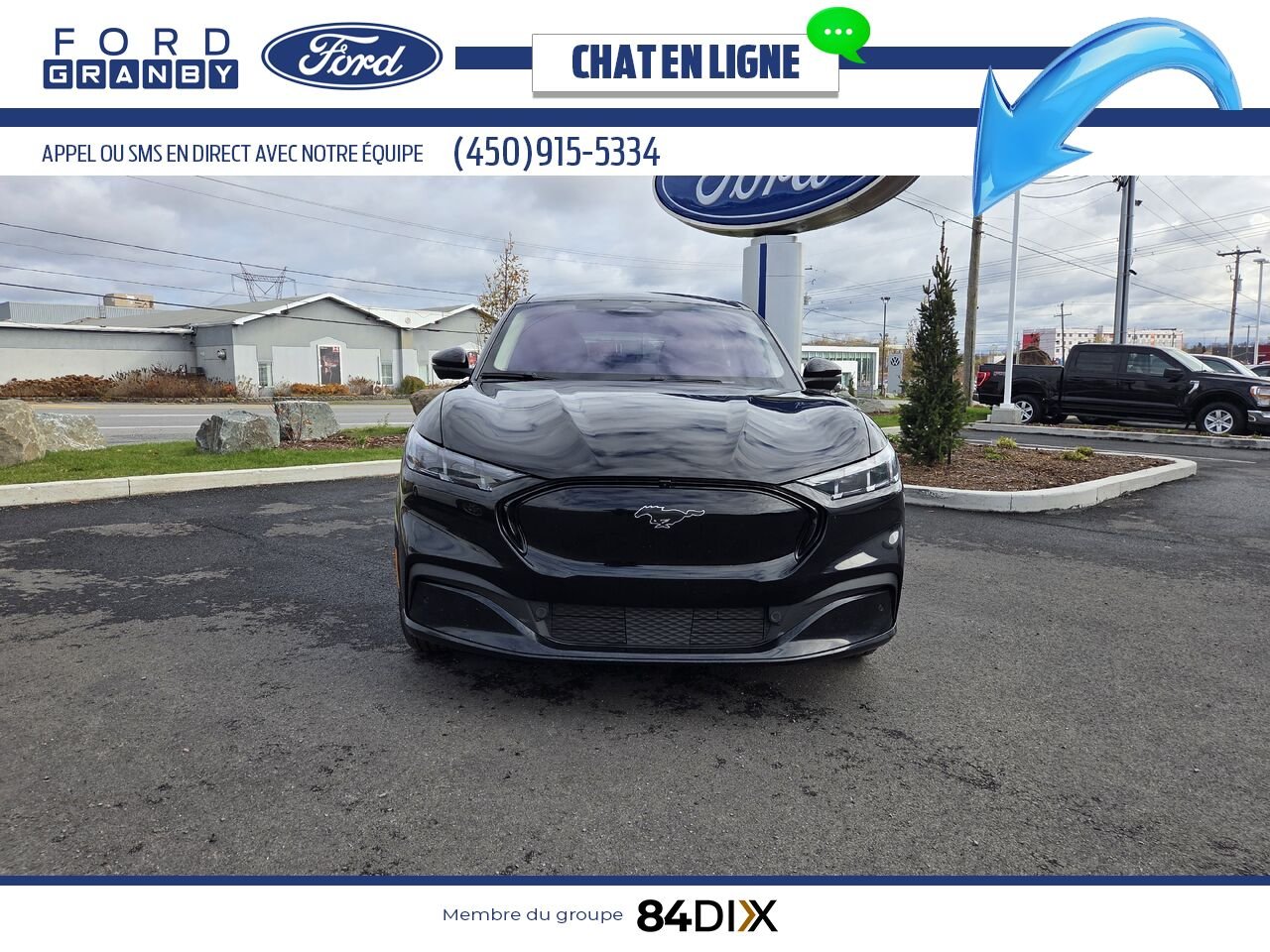 Ford Mustang Mach-E 2024 Noir Granby - photo #1