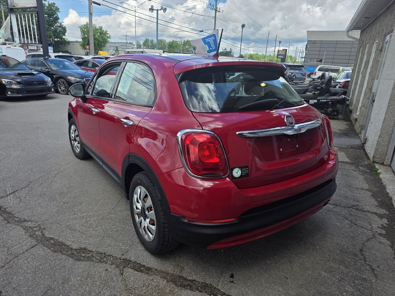 2016 fiat 500x Red  - photo #3