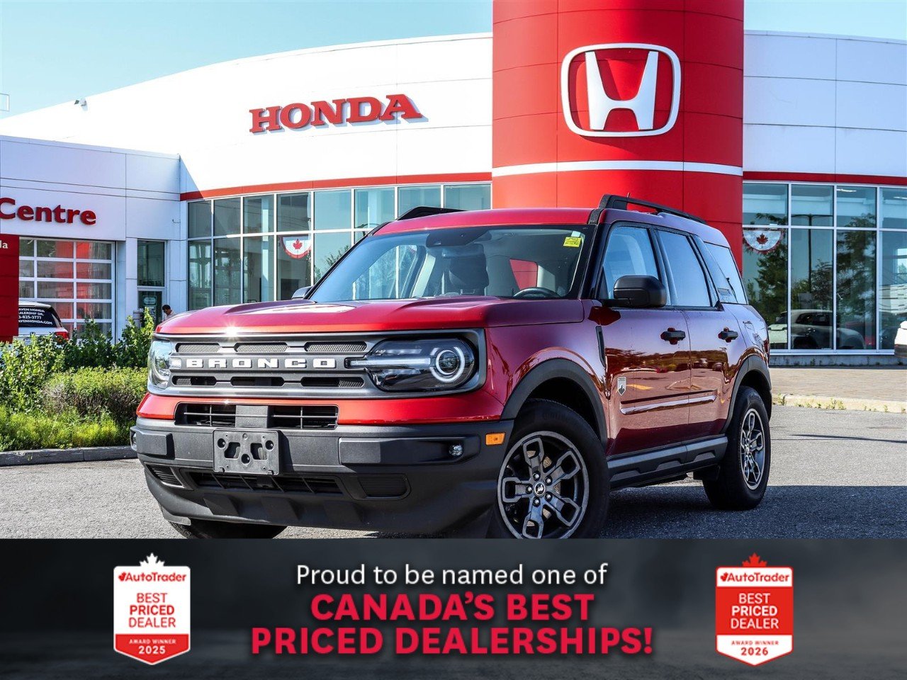 Ford Bronco Sport Big Bend 4x4 2022 Red Ottawa & Gatineau - photo #0