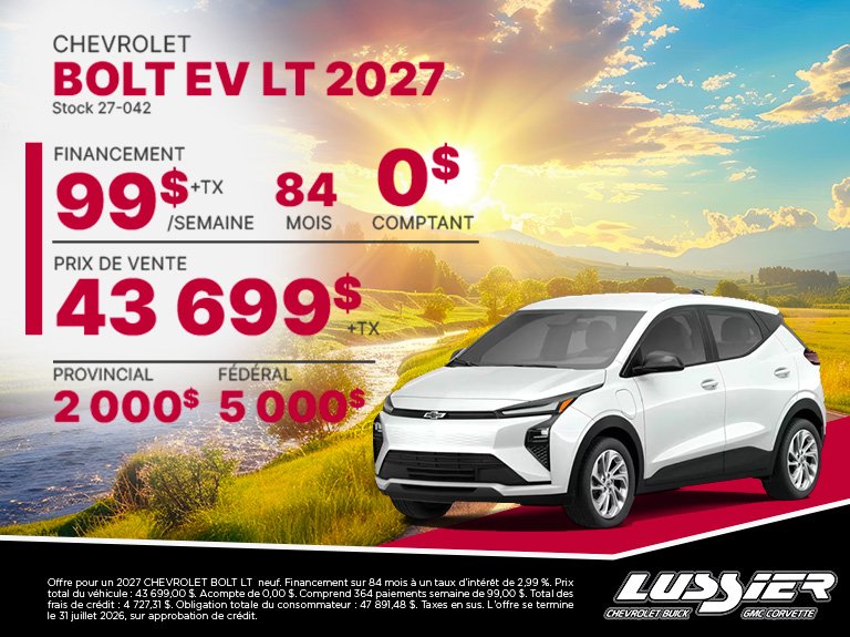 Chevrolet Bolt EV 2027