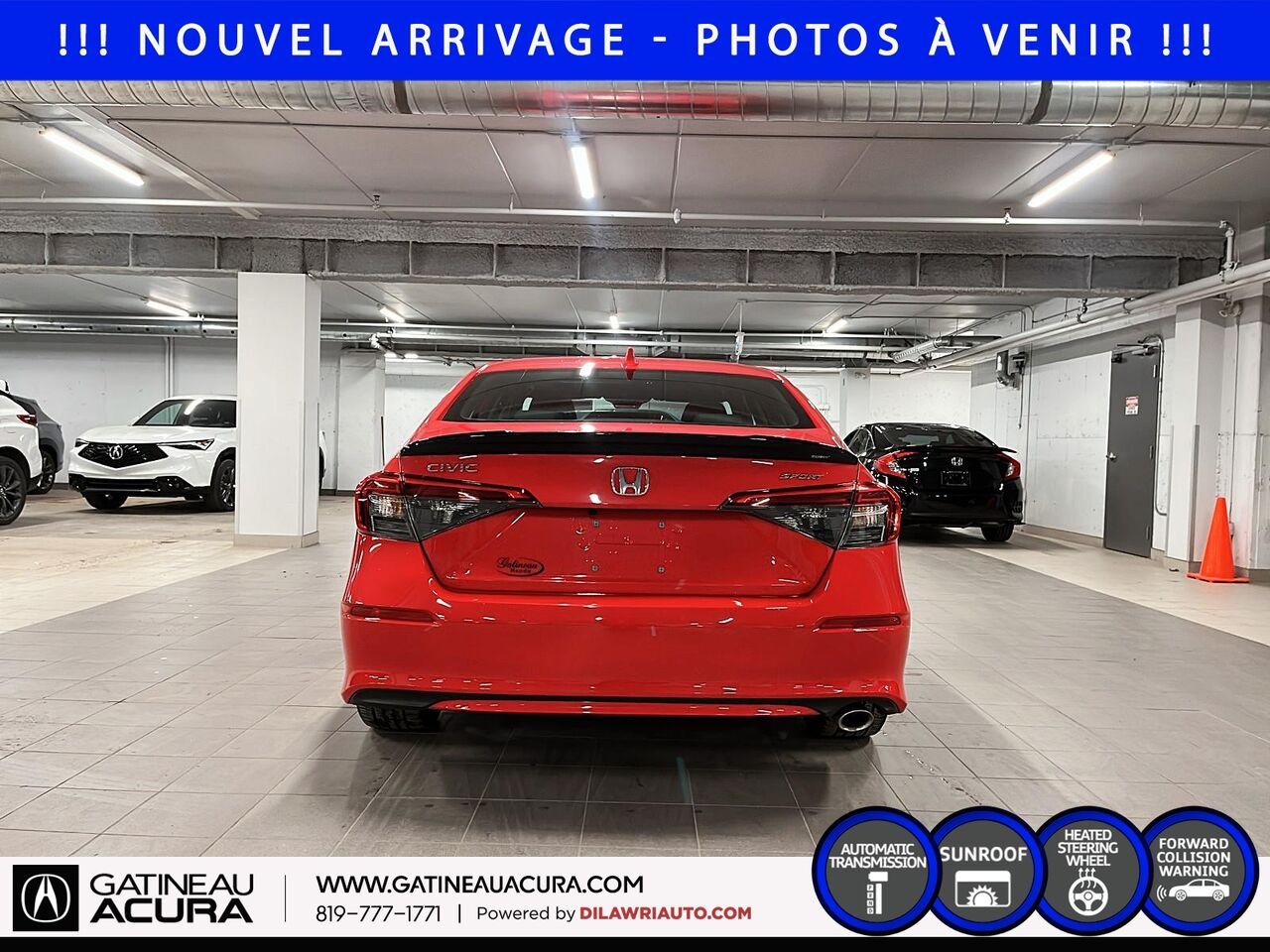 Honda Civic Sport 2022 Rouge Ottawa & Gatineau - photo #5