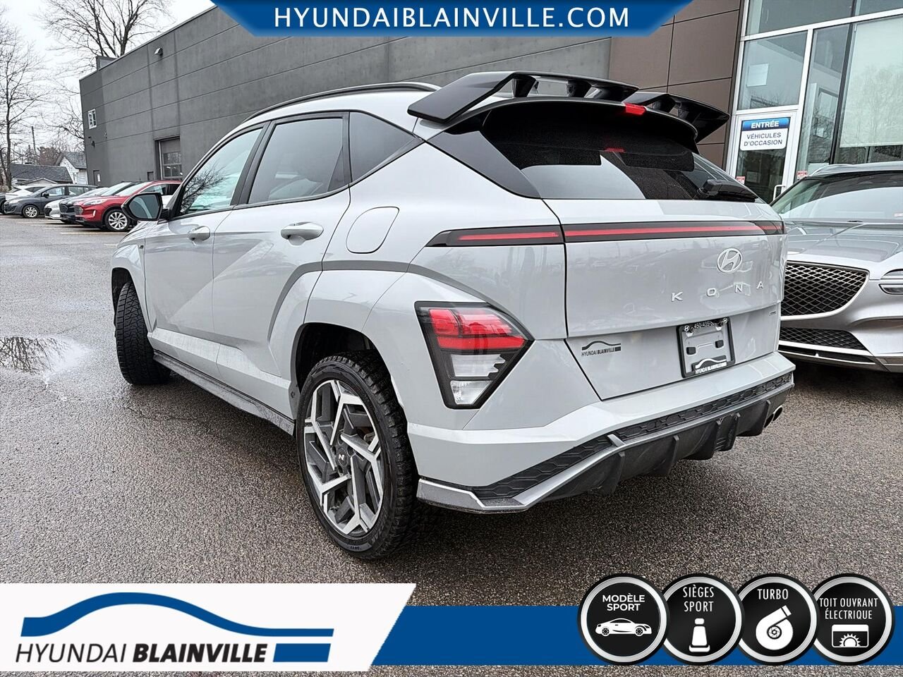 2024 Hyundai Kona Grey Blainville - photo #5