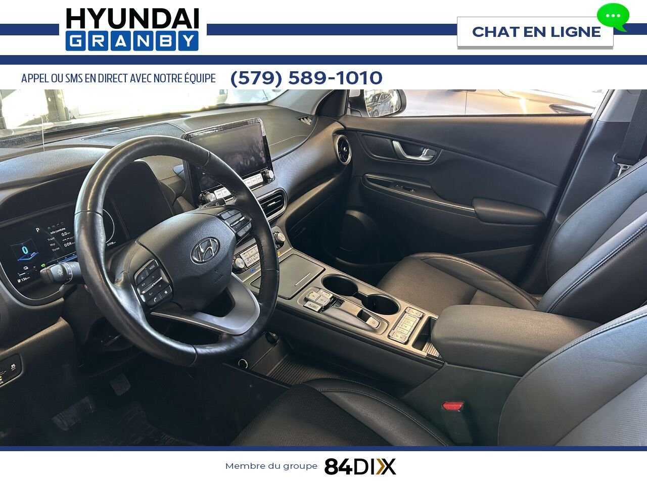 2023 Hyundai Kona Electric White Granby - photo #10