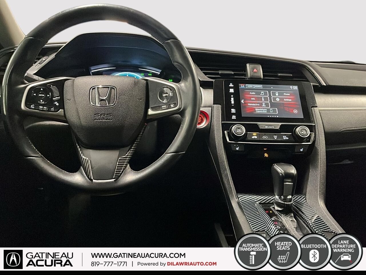 2018 Honda Civic SE Black Gatineau - photo #2