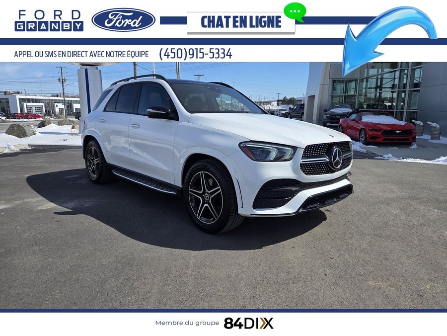 Mercedes-Benz GLE 450 4MATIC, CUIR, TOIT GLE 450 4MATIC, CUIR, TOIT 2022 Blanc