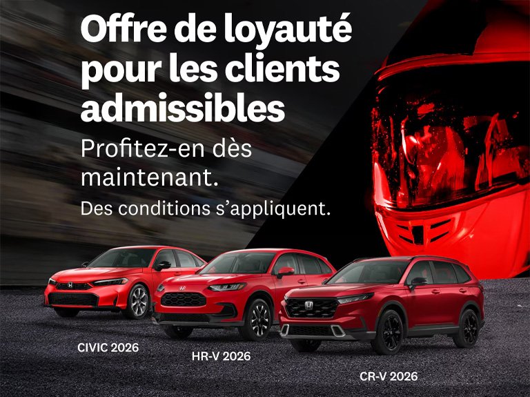 Honda accueil programme avril loyaute