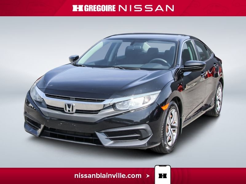 2018 Honda Civic Black Blainville - photo #2