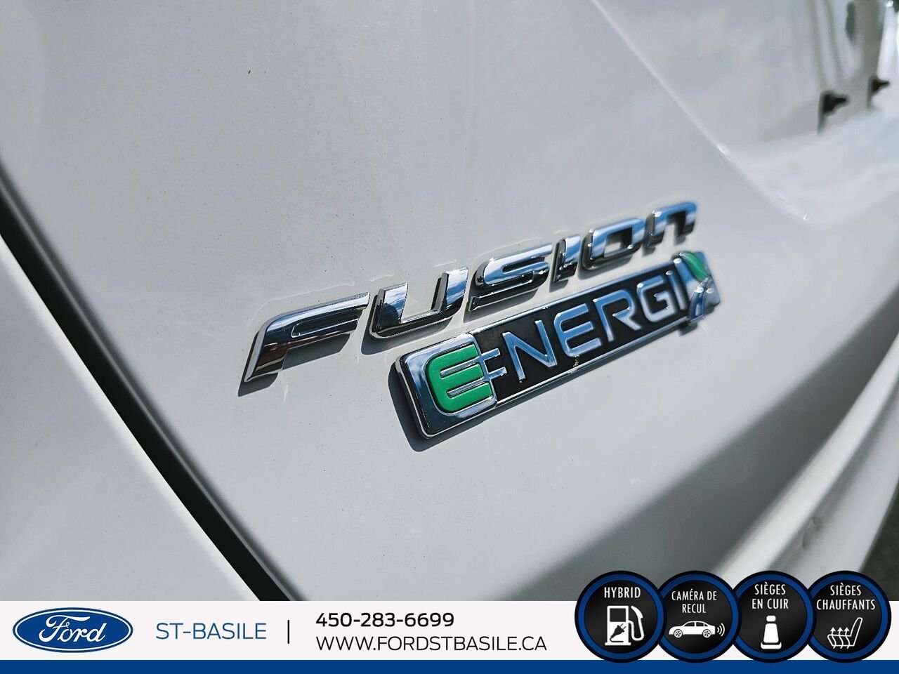 2015 Ford FUSION HYBRIDE White Saint-Basile-le-Grand - photo #11
