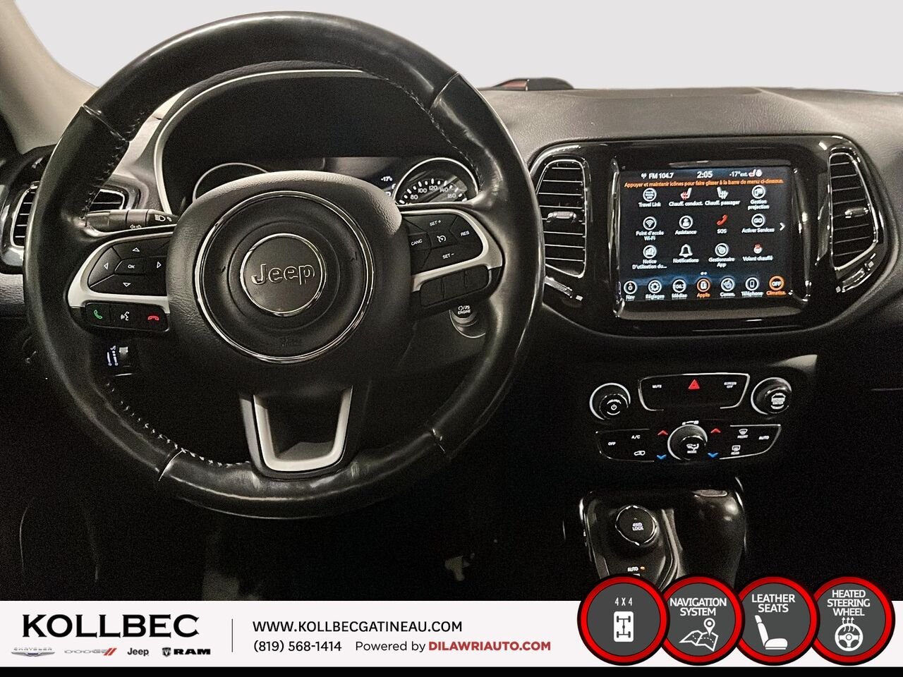 Jeep Compass 25571 | NORTH AWD 2020 Blanc Gatineau - photo #2