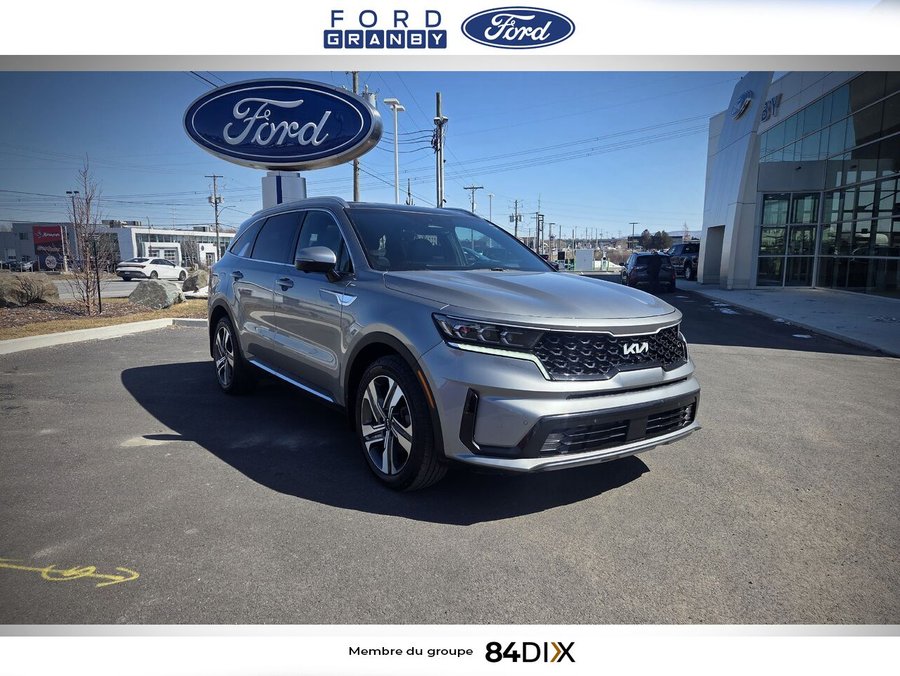 2022 Kia Sorento SX PHEV, Toit, Cuir bleu Grey