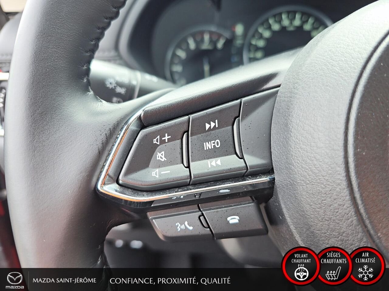 2025 Mazda CX-5 GS | CUIR | AWD | MAGS | Red Saint-Jérôme - photo #14