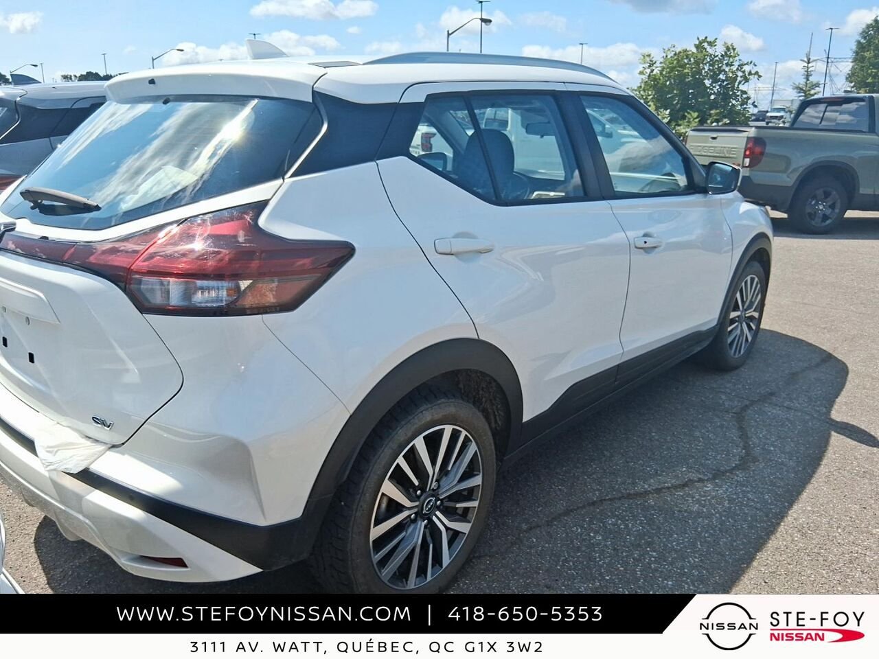 Nissan Kicks SV TA 2024 Blanc Ste-Foy - photo #1