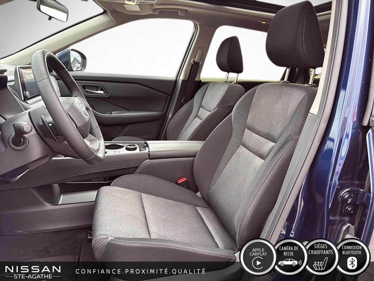 Nissan Rogue SV TI avec ensemble toit ouvrant 2025 Bleu Saint-Jérôme - photo #7