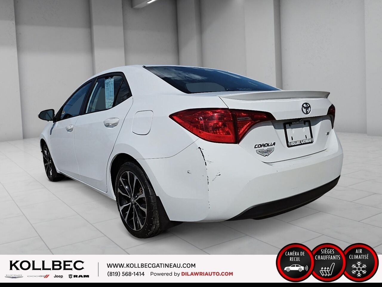 TOYOTA COROLLA SE 2018 Blanc Ottawa & Gatineau - photo #18