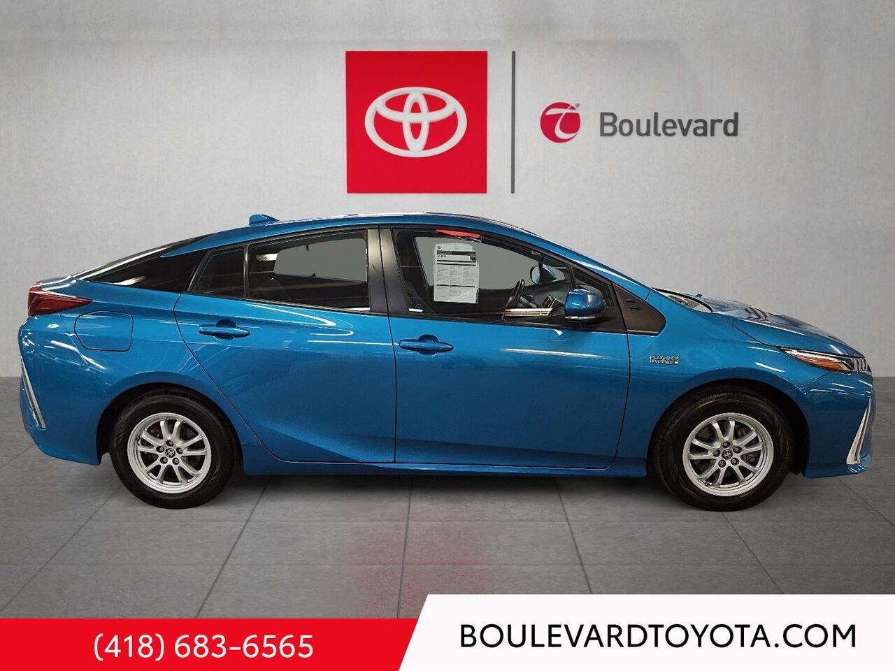 Toyota Prius Prime 531824-30 | TRANSMISSION AUTOMATIQUE 2021 Bleu Québec - photo #2