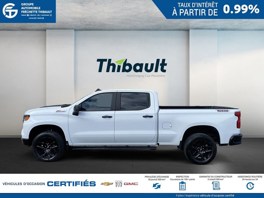 CHEVROLET SILVERADO Custom Trail Boss cabine multiplace 4RM 157 po 2024 Blanc