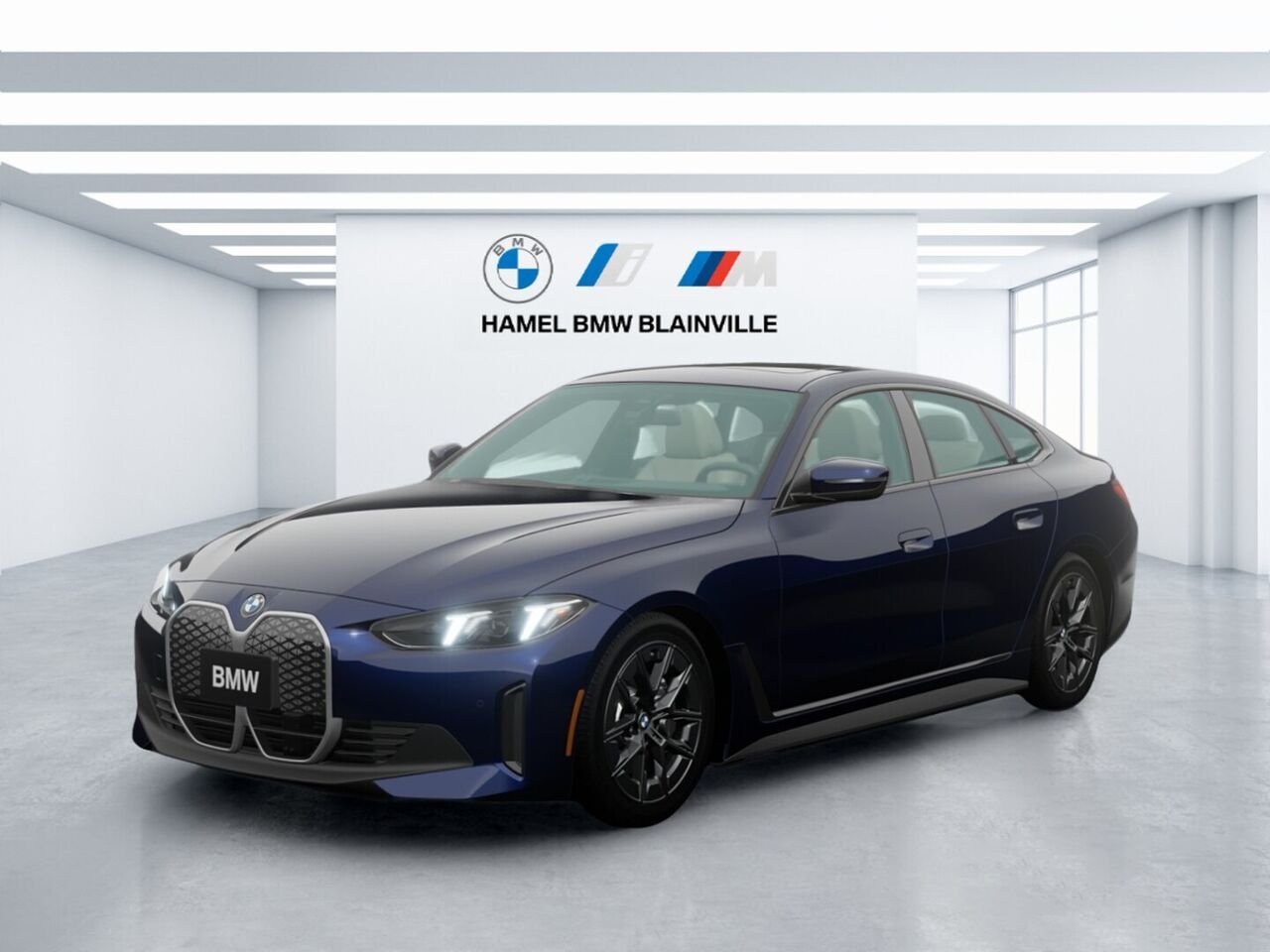 BMW i4 2026 Bleu Portimao givré Blainville - photo #0