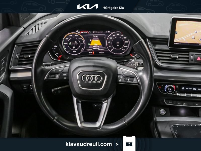 Audi Q5 KP7918 | Technik *** CUIR/ MAGS/ PHEV/ GPS*** 2020 Noir Laval - photo #14