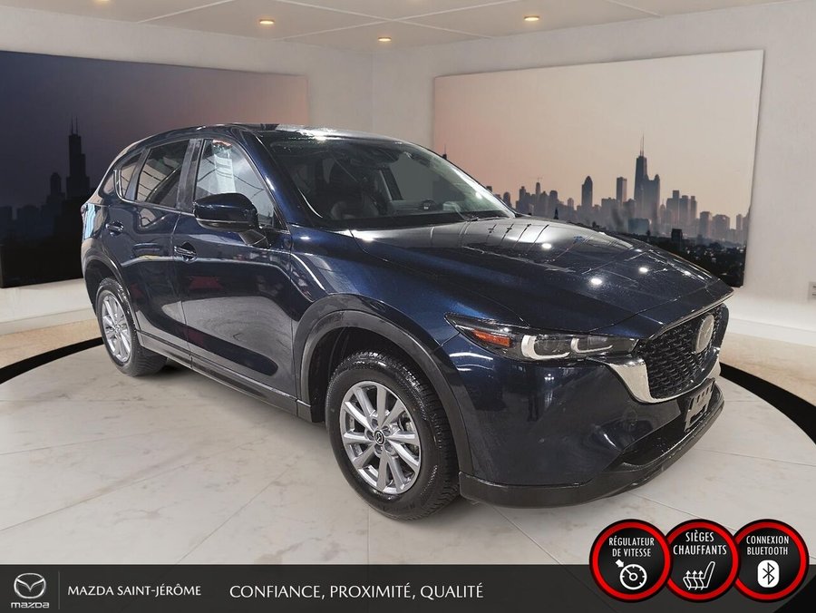 Mazda CX-5 GS | CUIR | AWD | MAGS | 2025 Bleu