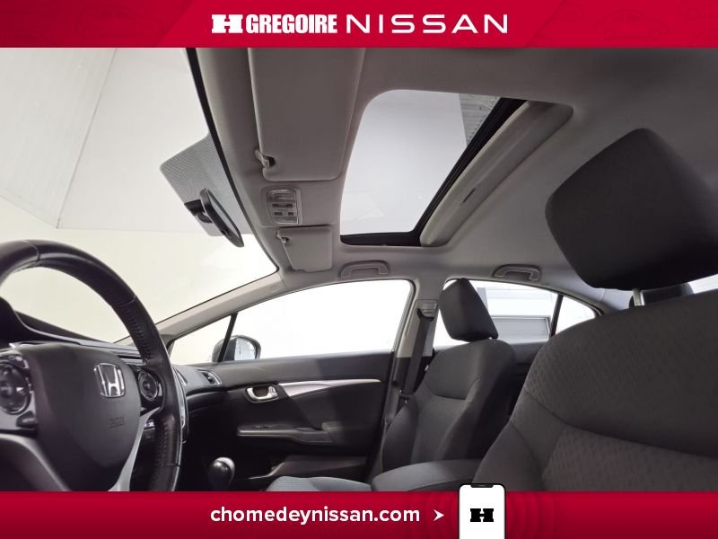 2015 Honda Civic Grey Blainville - photo #16
