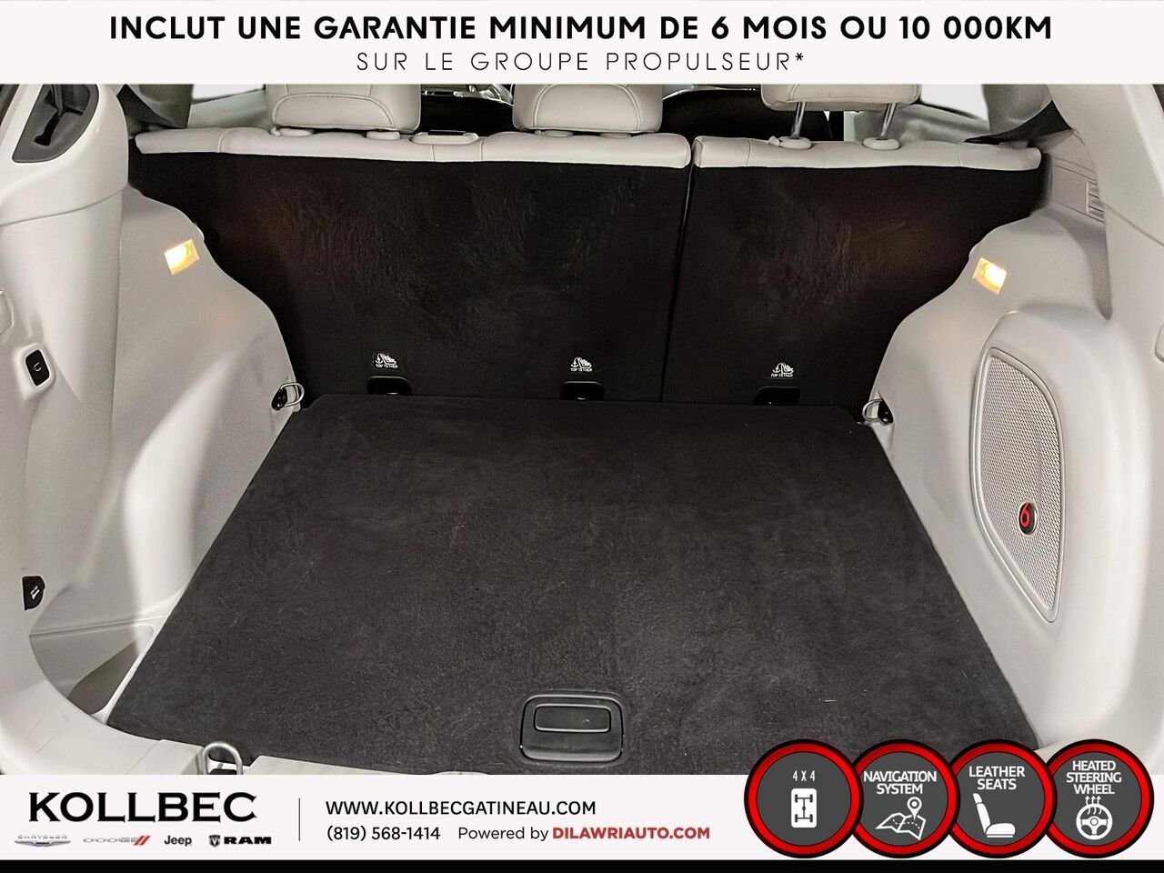 JEEP COMPASS Limited 4x4 2018 Blanc Ottawa & Gatineau - photo #20