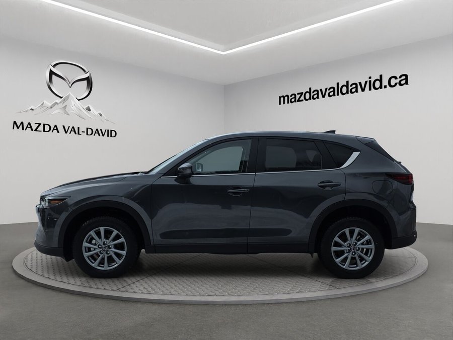 2025 Mazda CX-5 Gs, awd, sièges, volant et rétroviseurs chauffants, hayon électrique Polymetal Metallic