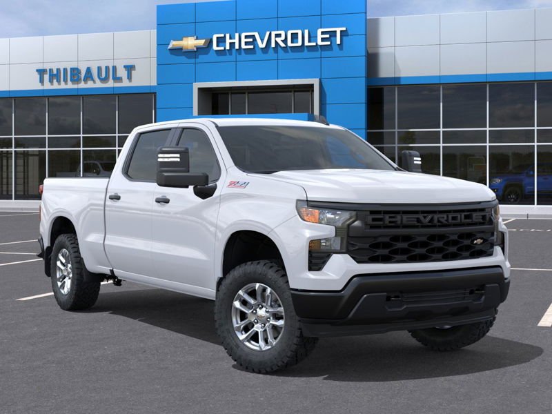 CHEVROLET Silverado 1500 WT cabine multiplace 4RM 147 po 2026 Blanc sommet Sherbrooke - photo #6