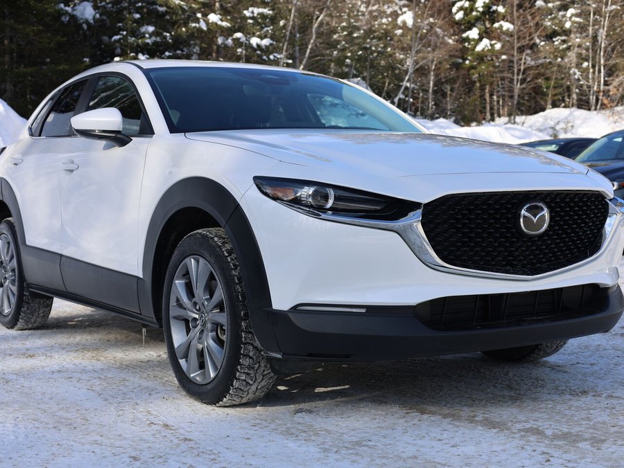 2025 Mazda CX-30 Gs, awd, sièges, volant et rétroviseurs chauffants Snowflake White Pearl