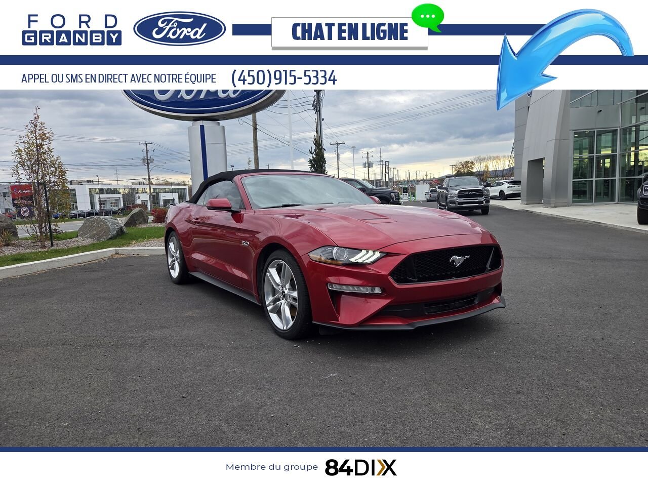 Ford Mustang 2020 Rouge Granby - photo #0