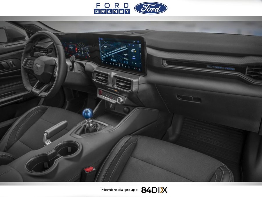 Ford Mustang Dark Horse toit fuyant 2026 Noir ombre