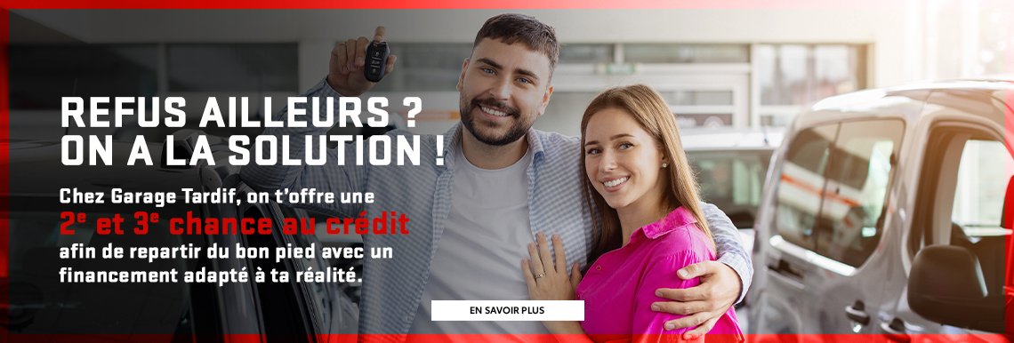 Garage tardif accueil janvier chance credit FR