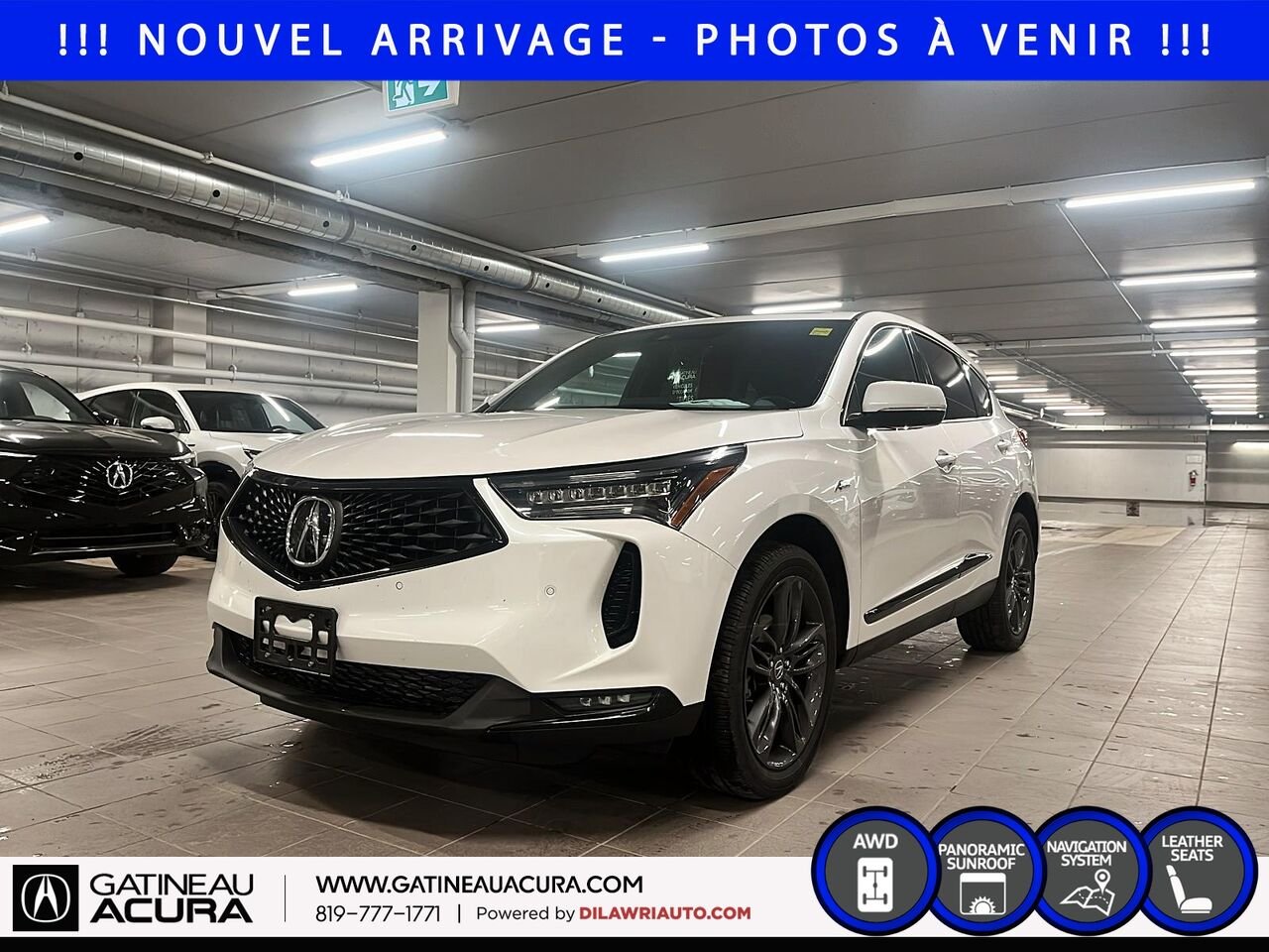 2024 Acura RDX A-Spec SH-AWD White Gatineau - photo #0