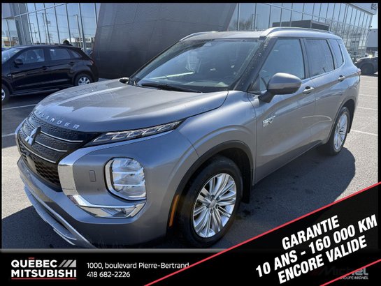 Mitsubishi Outlander PHEV LE S-AWC, Sièges électriques, Toit pano 2024 Gris