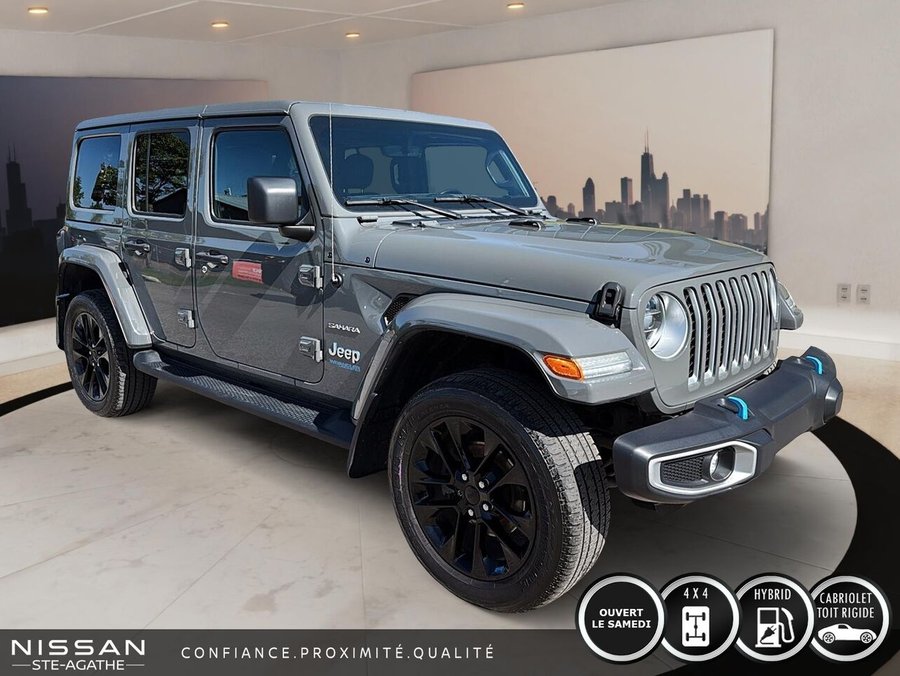 Jeep Wrangler 4xe Unlimited Sahara 4x4 2022 Gris
